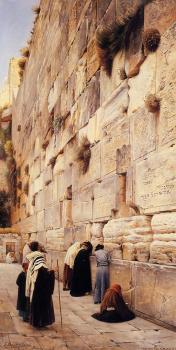 古斯塔夫 鮑恩芬德 The Wailing Wall, Jerusalem